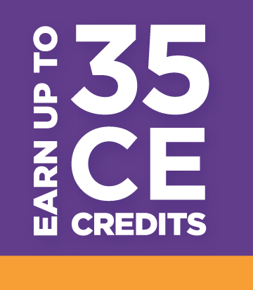 35 CE credit logo