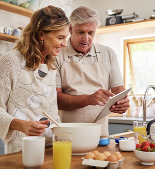 Picture of Couple Cooking