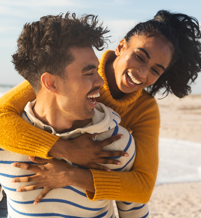 Couple Laughing