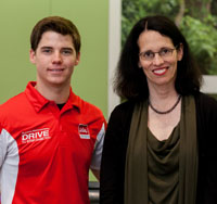 Ryan Reed and Dr. Anne Peters