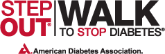Step Out: Walk to Stop Diabetes Logo